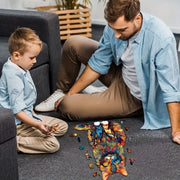 Color-Changing Cat Wooden Puzzle – Premium Eco-Friendly Jigsaw for Relaxation