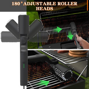 Electric BBQ Grill Brush Cordless and Rechargeable Stainless Steel Bristles
