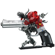 Creative Rose Revolver MOC – 631 PCS Floral Gun Building Set