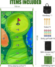 Family Golf Training Mat - Complete Chipping Game Set for All Levels