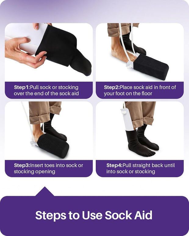 Sock Aid Device – Easy Sock Helper for Seniors