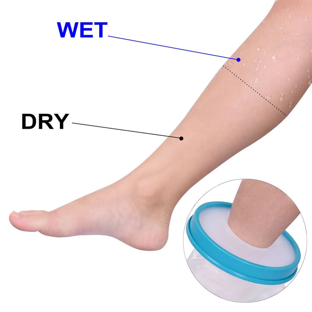 Waterproof Leg Cast Cover – Lightweight Reusable Protector for Adult Leg, Foot & Ankle