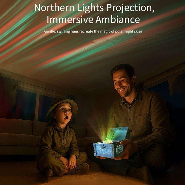 Treasure Chest Starry Sky Projector Lamp – Dreamy Night Light