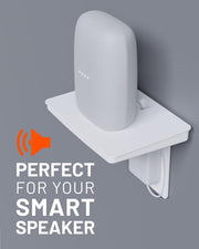 Wide Outlet Shelf – New Generation Design with Built-In Cable Storage & Extra Space for Large Plugs