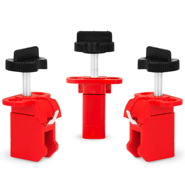 3-Pack Circuit Breaker Lockout Device – Standard Miniature Breaker Lock