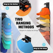 Baseball Cap Organizer (Set of 1) – Wall-Mounted Hat Rack with Strong Adhesive