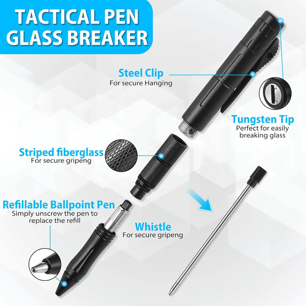 Tactical OTF Pen Knife – Concealed Self-Defense Pen with Quick-Deploy Blade