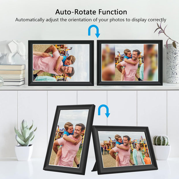 10.5 Inch Smart WiFi Digital Photo Frame | 1920x1280 FHD IPS Touchscreen