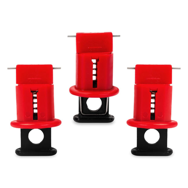 3-Pack Circuit Breaker Lockout Device – Standard Miniature Breaker Lock