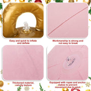 Giant Inflatable Christmas Ornaments – 3-Piece 32-Inch Outdoor Holiday Decorations (Pink)