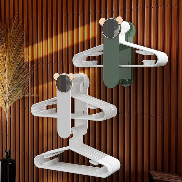 Hanger Organizer Rack Double-Layer, Expandable, No Drilling