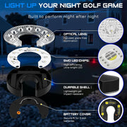 Golf Hole Cup Light with Anti-Glare Lens – Battery Powered Night Putting Green Cup Lamp
