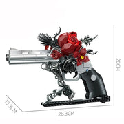Creative Rose Revolver MOC – 631 PCS Floral Gun Building Set
