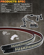 70" Dual-Row LED Strobe Strips - 864 LED Emergency Vehicle Lights