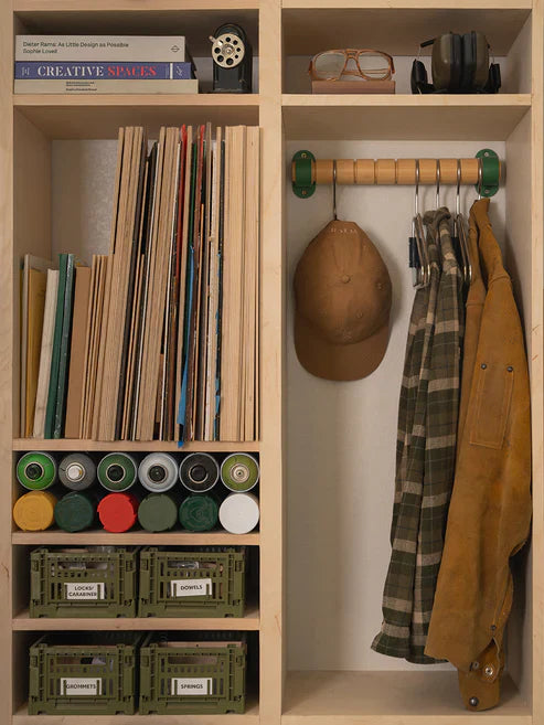 Space-Saving Hanger Hinges – Folding Clothes Hanger System