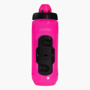 Magnetic Twist Water Bottle - 600cc (Pink) with Bike Mount