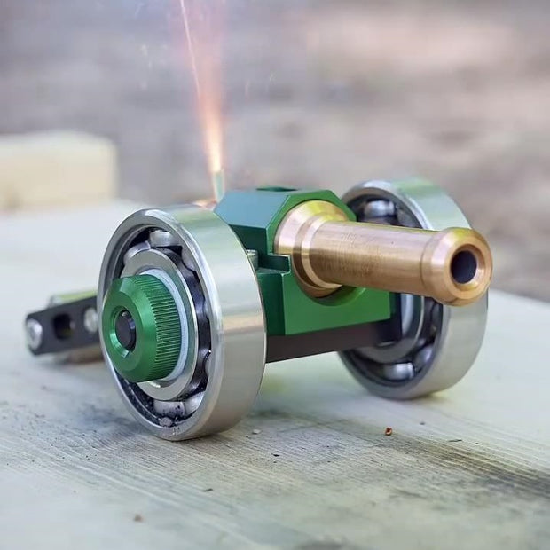 Hand-Forged Metal Cannon Replica