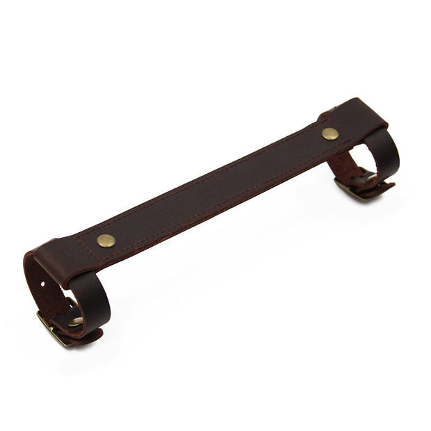 Handmade Leather Bicycle Frame Handle | Durable & Stylish Carrying Strap