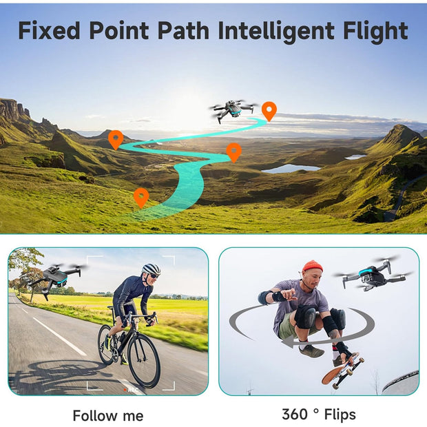 Mini foldable drone for aerial photography HD remote control