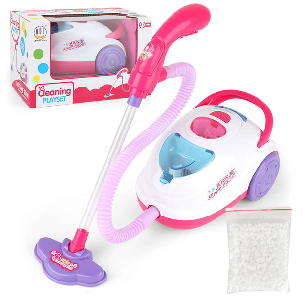 Kids Role Play Vacuum Cleaner – Realistic Toy with Lights and Sounds